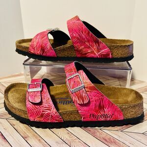 Birkenstock Papillio Sydney W 8 EU 39 Narrow Tropical Pink Sandals Soft Footbed